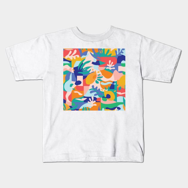 Amalfi Abstraction II. Kids T-Shirt by matise